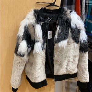 Brand new Faux Fur Bomber